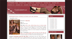 Desktop Screenshot of frauenkontakte50.com